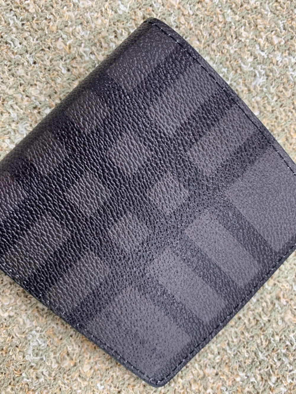 Coach Men's Black Plaid Bi-Fold Wallet - Picture 6 of 7